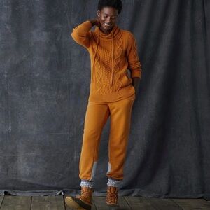 LL Bean Signature 100% Cotton Fisherman Sweater-Size XL-Like New!